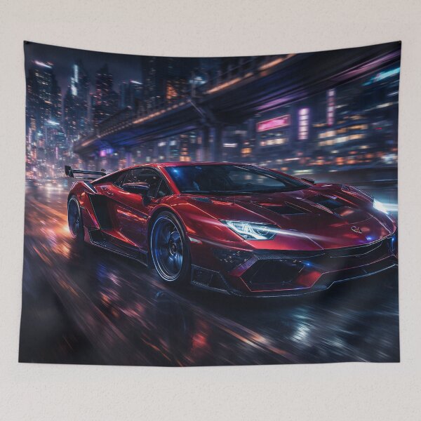 Item preview, City race at night designed and sold by CorpusErectus.