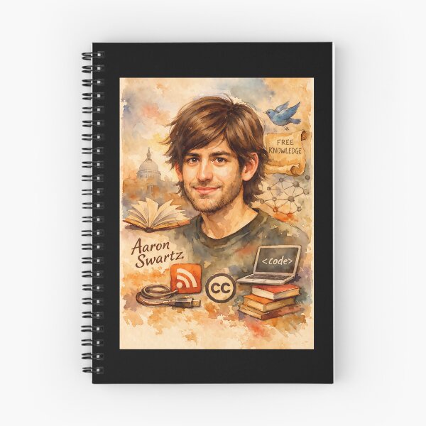 Item preview, Aaron Swartz designed and sold by Sarcastic designs.