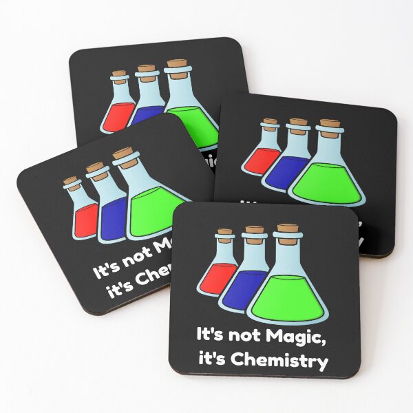 Item preview, It's Not Magic, It's Chemistry - Science Flask Sticker designed and sold by AlexAnewArt.