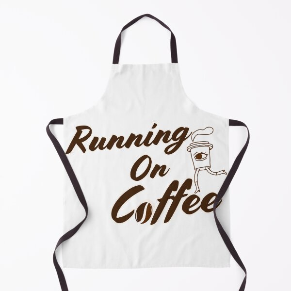 Item preview, Running on Coffee – Funny Coffee Lover Sticker designed and sold by JokAura.