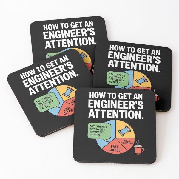 Item preview, How to Get an Engineer's Attention for Engineering Student designed and sold by ZACK ART.