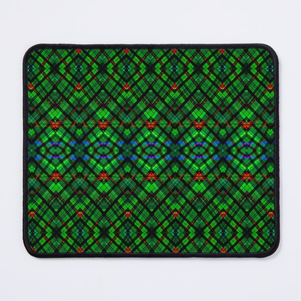 Item preview, Green Glow Crazy Plaid designed and sold by Sachie's Studio.
