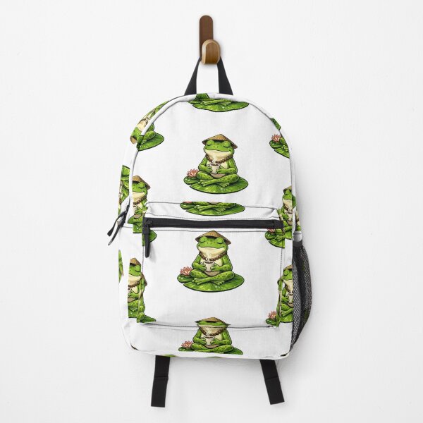 Item preview, Zen frog with his cup of coffee designed and sold by FroggyOnly.