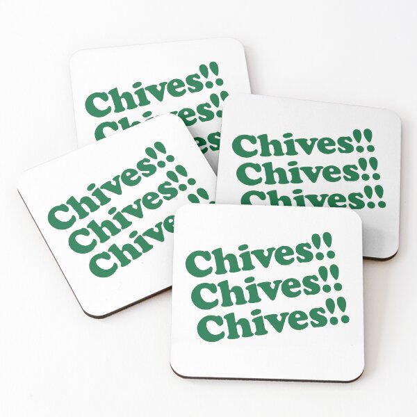 Item preview, Chives!! Retro graphic design designed and sold by Gayle Mahoney.