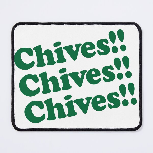 Item preview, Chives!! Retro graphic design designed and sold by Gayle Mahoney.