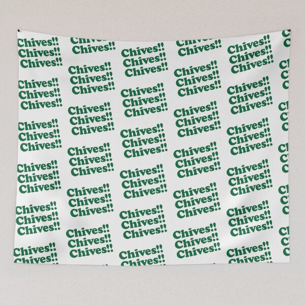 Item preview, Chives!! Retro graphic design designed and sold by Gayle Mahoney.
