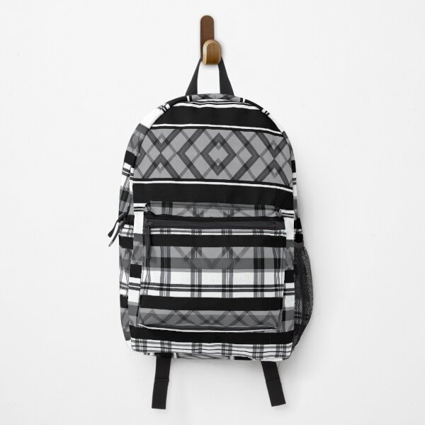 Item preview, Black and White Crazy Plaid designed and sold by Sachie's Studio.