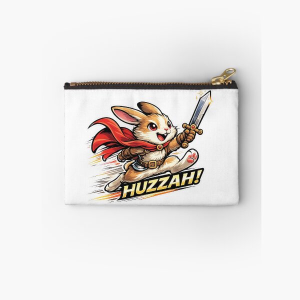 Item preview, Rabbit Knight "HUZZAH!" designed and sold by Alex D Print Studio Designs.