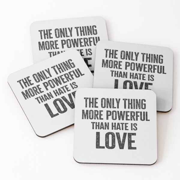 Item preview, The Only Thing More Powerful Than Hate is Love, perfect idea designed and sold by faridman.