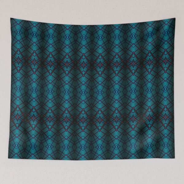 Item preview, Teal Crazy Plaid designed and sold by Sachie's Studio.