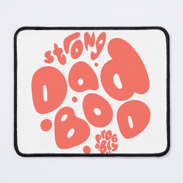 Item preview, Strong Dad Bod Probably CORAL designed and sold by elementbranding.