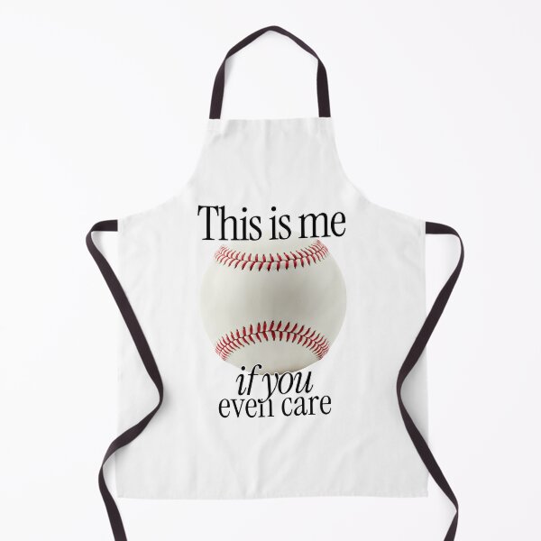 Item preview, This Is Me If You Even Care baseball fan relationship designed and sold by The Sporty Nerd.