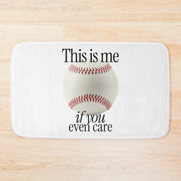 Item preview, This Is Me If You Even Care baseball fan relationship designed and sold by The Sporty Nerd.