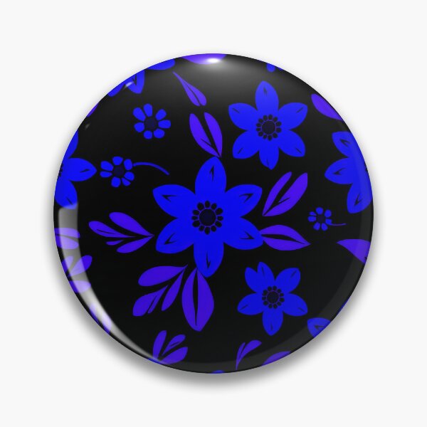 Item preview, Blue Floral Pattern designed and sold by Sachie's Studio.