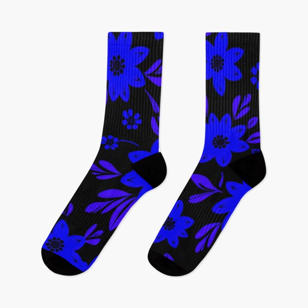 Item preview, Blue Floral Pattern designed and sold by Sachie's Studio.