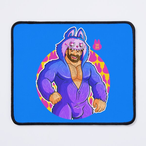 Item preview, ADAM LIKES LA-BOBO (DETAIL) - BLUE PURPLE ONESIE designed and sold by bobobear.