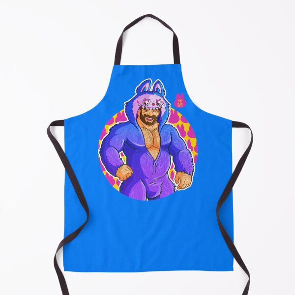 Item preview, ADAM LIKES LA-BOBO (DETAIL) - BLUE PURPLE ONESIE designed and sold by bobobear.