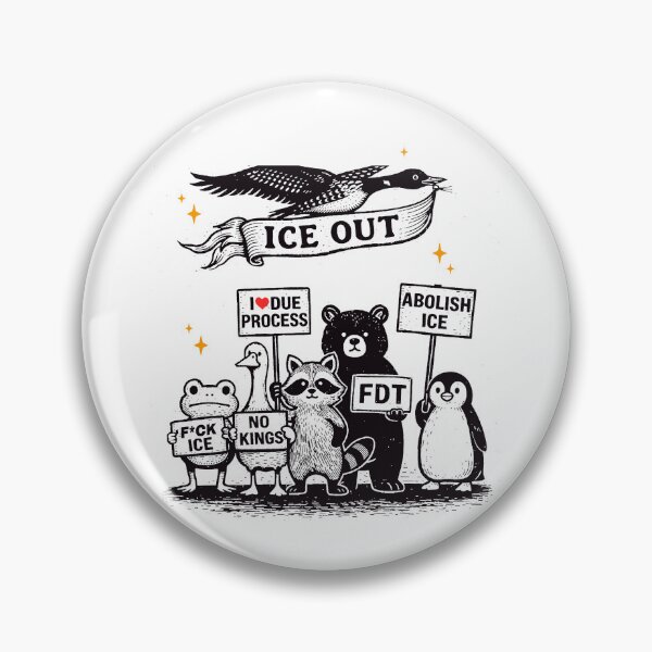 Item preview, Subtle Minnesota Protest Resistance Symbol - ICE Out Abolish Ice Animal Meme designed and sold by borenclolahroy.