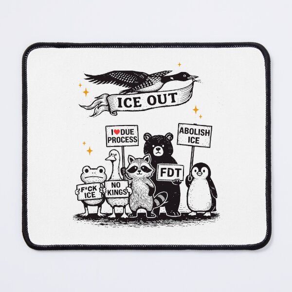 Item preview, Subtle Minnesota Protest Resistance Symbol - ICE Out Abolish Ice Animal Meme designed and sold by borenclolahroy.