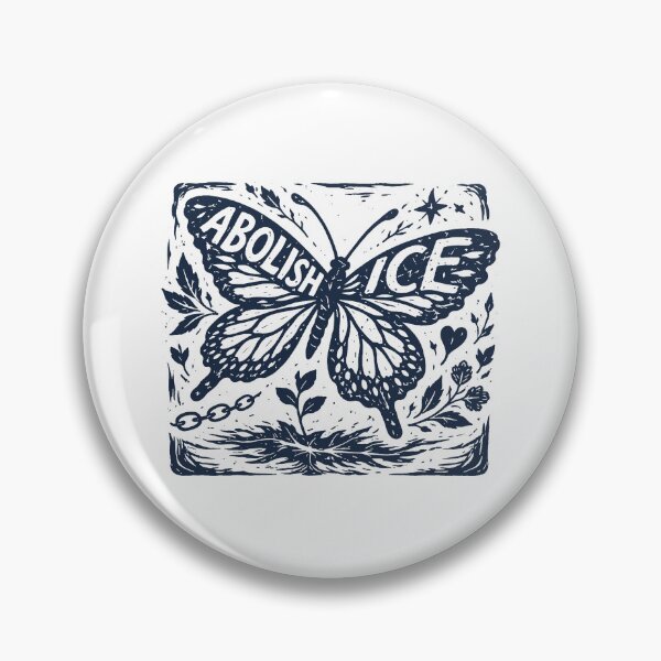 Item preview, Abolish Ice Butterfly - Vintage Subtle Protest designed and sold by borenclolahroy.