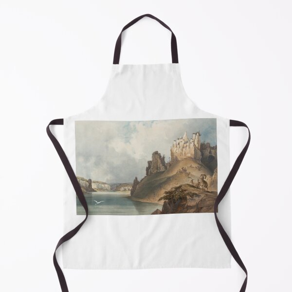 Item preview, View of the Stone Walls on the Upper Missouri, Karl Bodmer, 1844 designed and sold by stillform33.