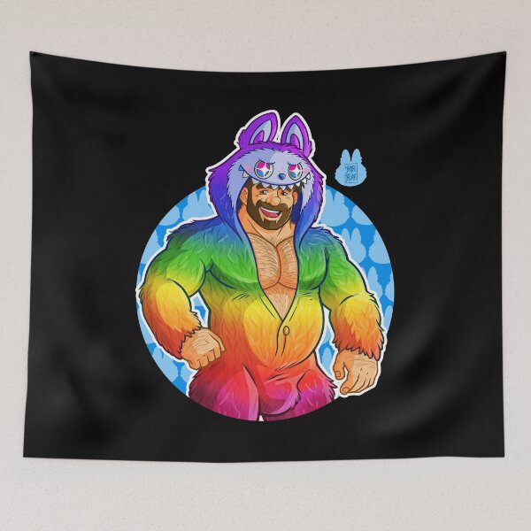 Item preview, ADAM LIKES LA-BOBO (DETAIL) - PRIDE ONESIE designed and sold by bobobear.