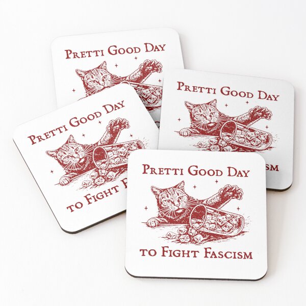 Item preview, Cat No Ice - pretti good day to fight fascism - Chinga la Migra designed and sold by borenclolahroy.
