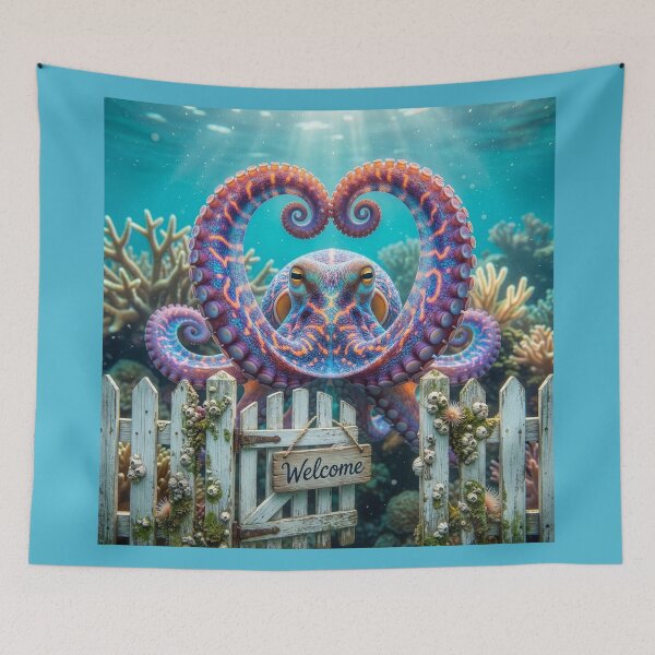Item preview, Octopus in His Undersea Garden designed and sold by Tridentulus.