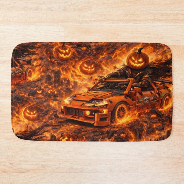 Item preview, Headless Horseman Firestorm Rider – Apocalyptic Halloween Fantasy Art designed and sold by TheHorsemanRidesAgain.
