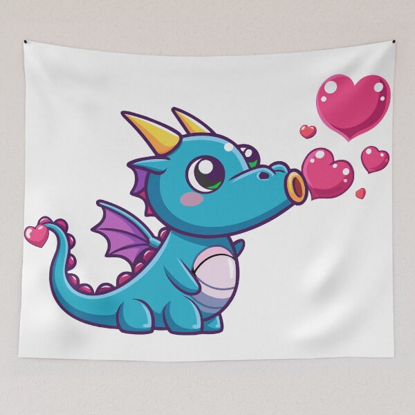 Item preview, Cute Dragon kiss designed and sold by SuperAIstar.