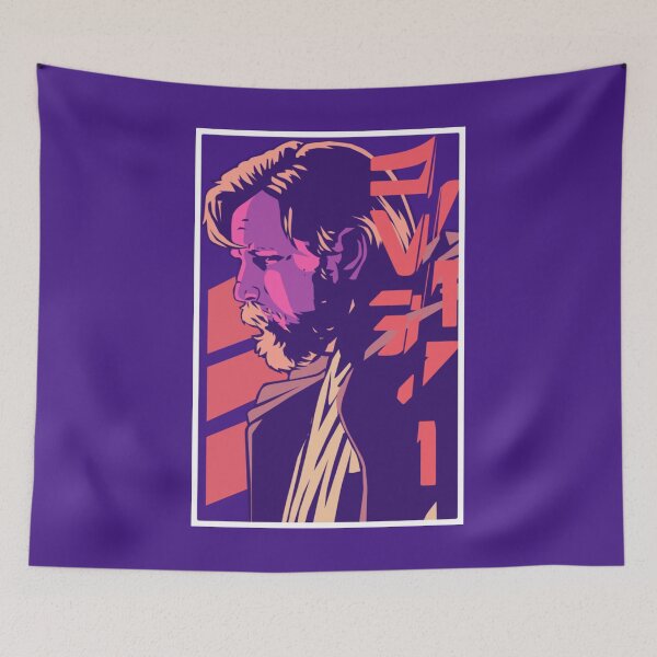 Item preview, Obi-Wan Kenobi – Aesthetic Orange Purple Fan Art designed and sold by FanDrop Co..
