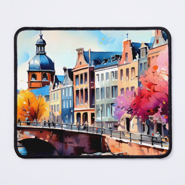 Item preview, European Old World City By Canal Digital Art designed and sold by DEC02.