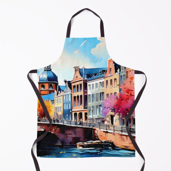 Item preview, European Old World City By Canal Digital Art designed and sold by DEC02.