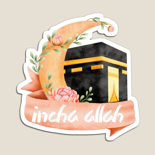 Item preview,  Islamic Reminders Art: incha Allah Arabic Calligraphy Print designed and sold by AlifLam.