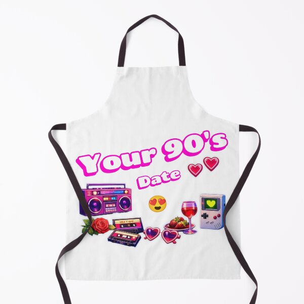 Item preview, Your 90s Date – Retro Neon Romance designed and sold by GlobalBoom.
