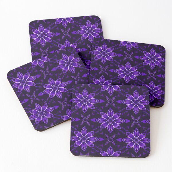 Item preview, Purple Floral Pattern designed and sold by Sachie's Studio.