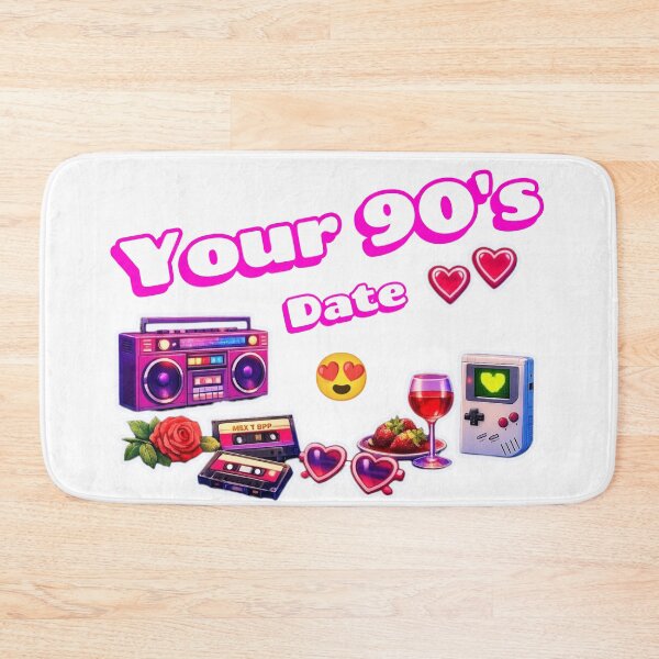 Item preview, Your 90s Date – Retro Neon Romance designed and sold by GlobalBoom.