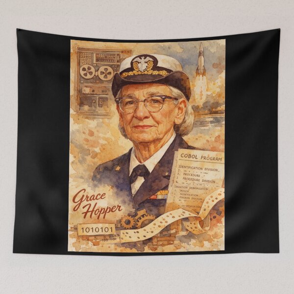 Item preview, Grace Hopper designed and sold by Sarcastic designs.