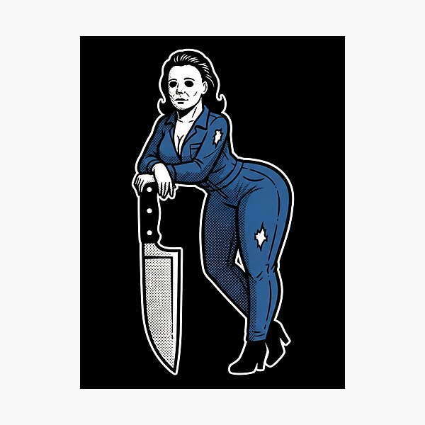 Artikelvorschau, Halloween-Pin-up entworfen und verkauft von Moods & Merch Co..
