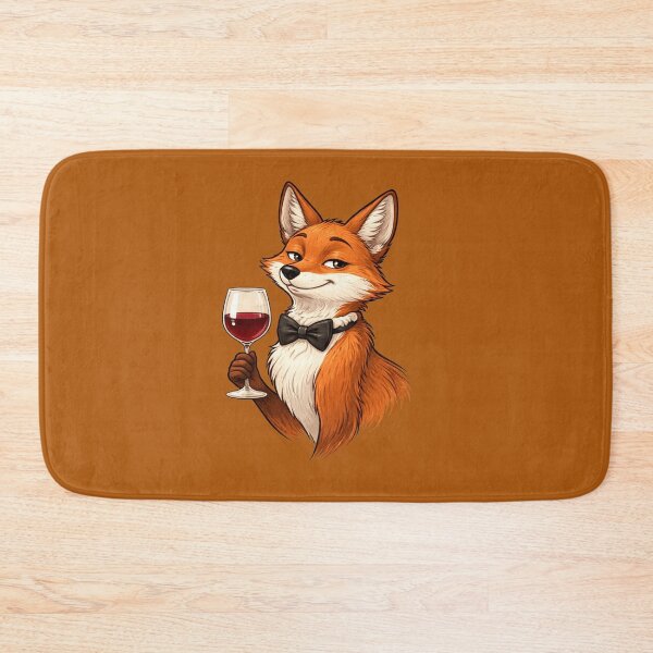 Item preview, Elegant Fox with Wine Glass - Funny Wine Lover T-Shirt designed and sold by CzipipitoStudio.