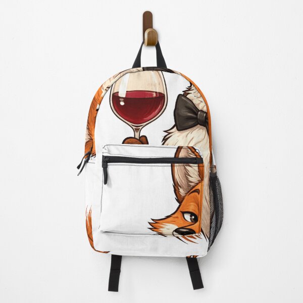 Item preview, Elegant Fox with Wine Glass - Funny Wine Lover T-Shirt designed and sold by CzipipitoStudio.