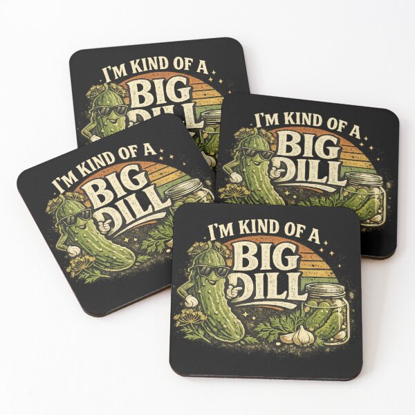 Item preview, I’m Kind of a Big Dill – Funny Pickle & Gardening Pun Design T-Shirt designed and sold by SigilandThread.