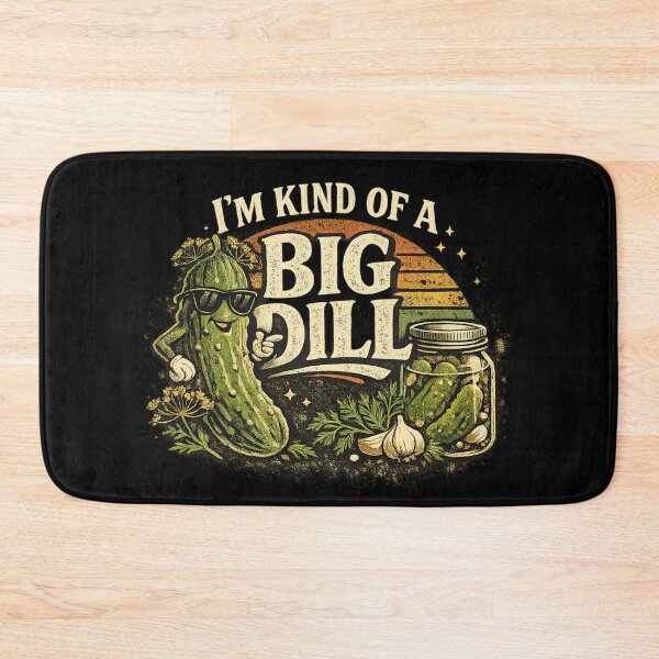 Item preview, I’m Kind of a Big Dill – Funny Pickle & Gardening Pun Design T-Shirt designed and sold by SigilandThread.