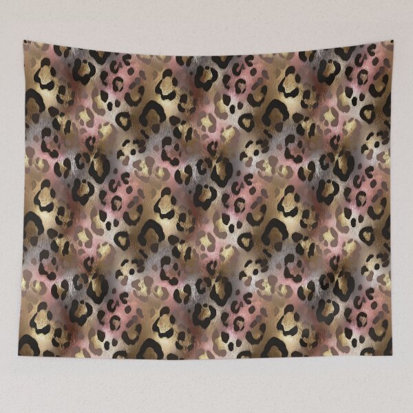 Item preview, Unique Leopard Textile - Wildlife Rescue  - Personal Gifts designed and sold by RoyalStarsPatts.