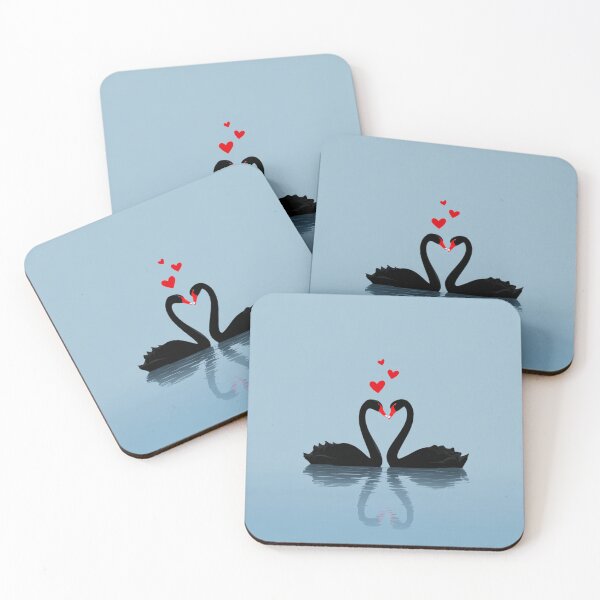 Item preview, Valentine's theme: Black swans designed and sold by WinkyDingo.