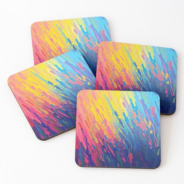 Item preview, Vibrant Streaked Abstract designed and sold by Sachie's Studio.