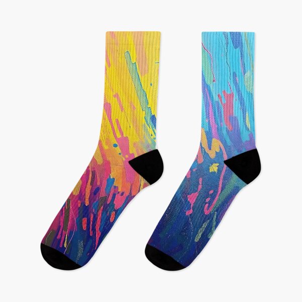Item preview, Vibrant Streaked Abstract designed and sold by Sachie's Studio.