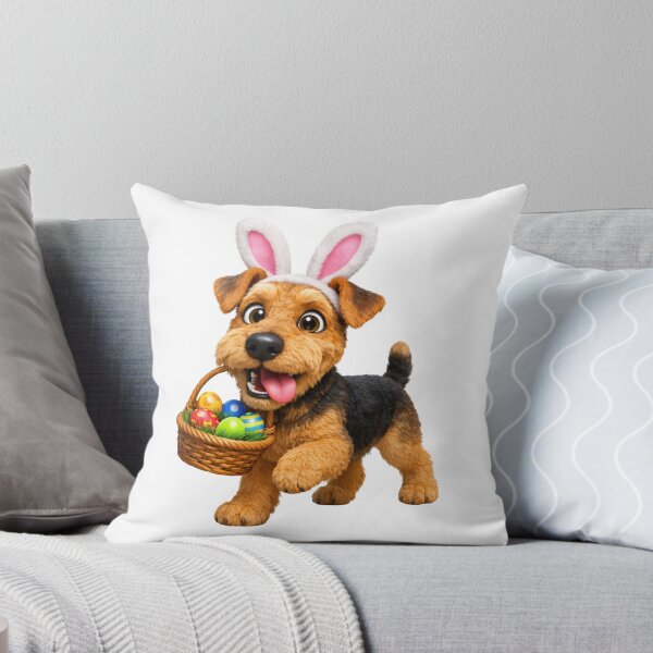 Item preview, Easter Airedale Terrier designed and sold by Sillytoe.