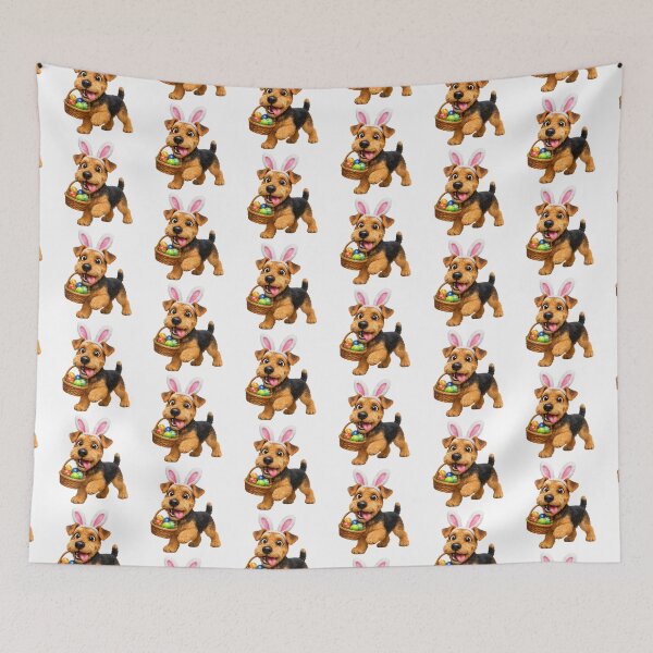 Item preview, Easter Airedale Terrier designed and sold by Sillytoe.