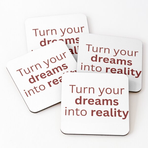 Item preview, Turn your dreams into reality-motivational quote designed and sold by HustlersShop77.